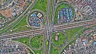 OJOTA, LAGOS - AERIAL VIEW