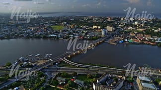 FALOMO BRIDGE, LAGOS - AERIAL VIEW