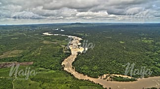 GURARA FALLS, NIGER STATE - AERIAL VIEW