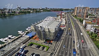 CIVIC CENTER, VICTORIA ISLAND - AERIAL VIEW