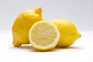 2 LEMONS AND ONE SLICED OPEN