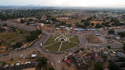 AERIAL VIEW OF POLICE ROUNDABOUT, ADAMAWA 2