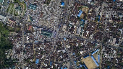 AERIAL VIEW OF WATT MARKET, CALABAR