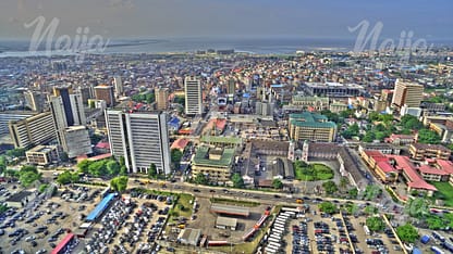LAGOS MARINA - AERIAL VIEW