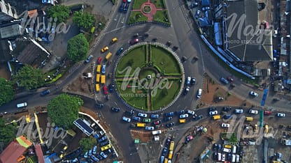 ALLEN ROUNDABOUT, IKEJA, LAGOS - AERIAL VIEW