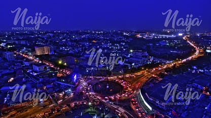 ALLEN ROUNDABOUT, IKEJA, LAGOS - AERIAL VIEW