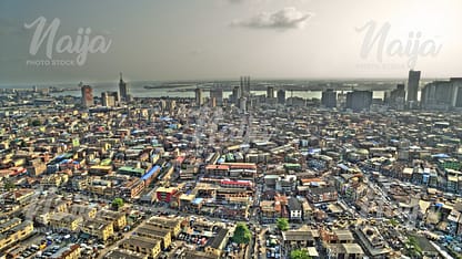 LAGOS ISLAND - AERIAL VIEW