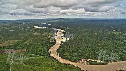 GURARA FALLS, NIGER STATE - AERIAL VIEW