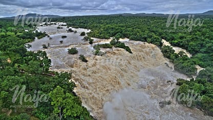 GURARA FALLS, NIGER STATE-AERIAL VIEW