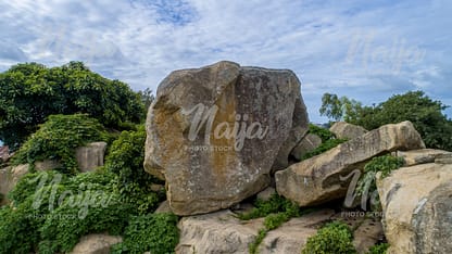 NIGERIAN MAP- SHAPED ROCK IN RAYFIELD