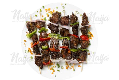 MEAT KEBAB - TOP VIEW