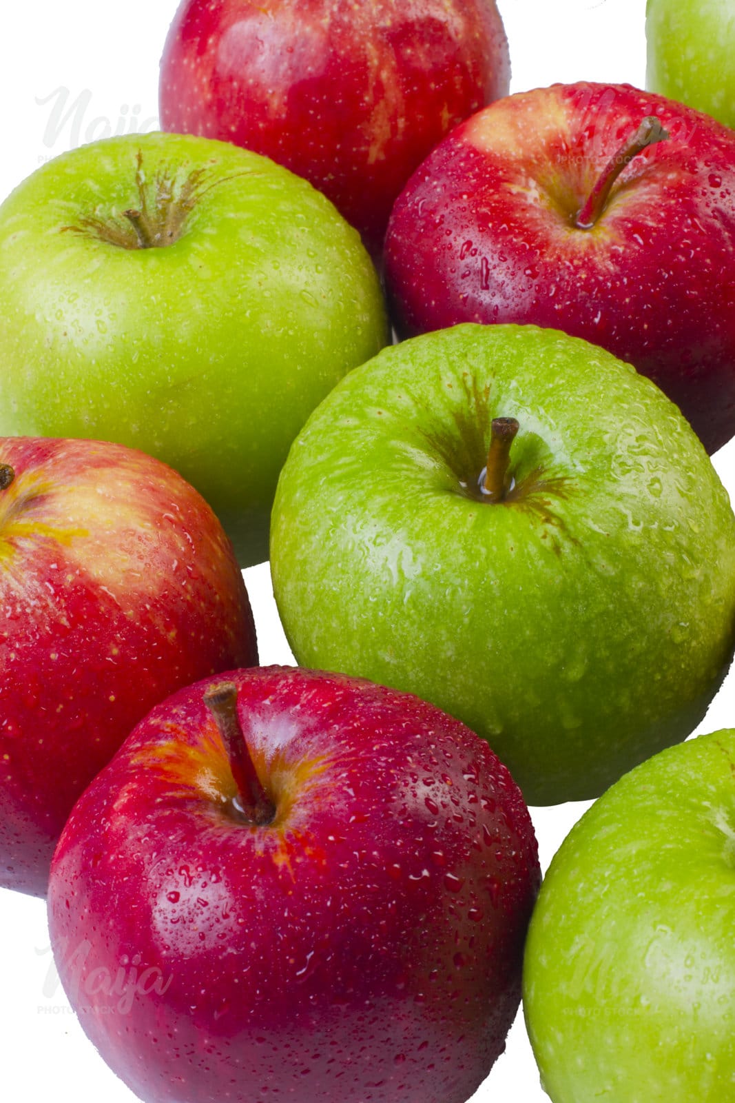 GREEN AND RED APPLES
