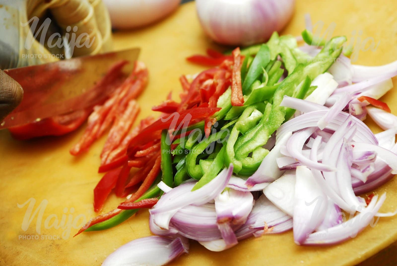 VEGETABLES BEING PREPARED