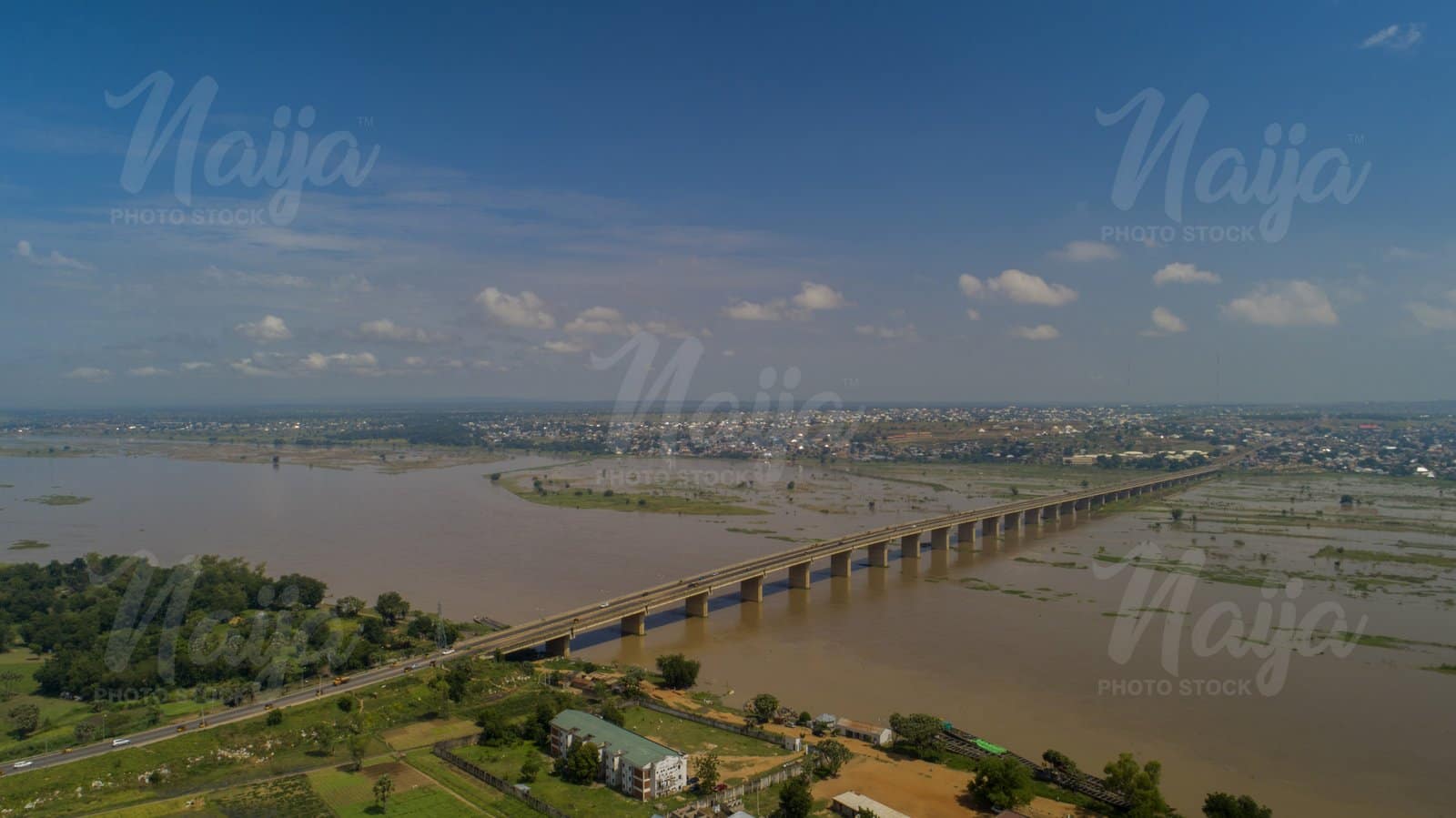 AERIAL VIEW OF THE YOLA BRIDGE