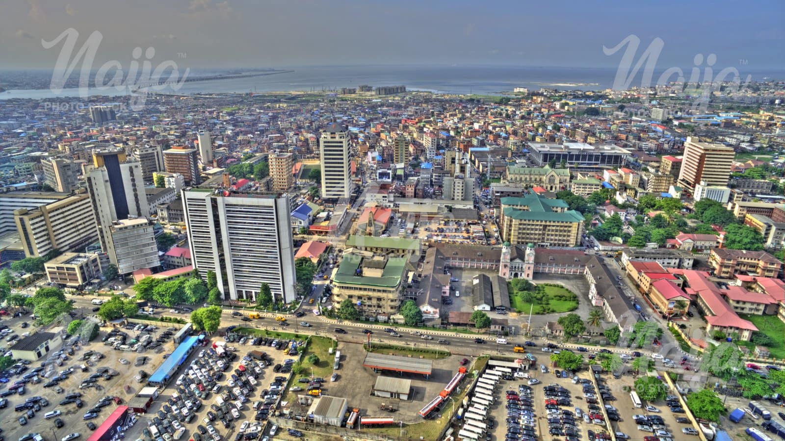 LAGOS MARINA - AERIAL VIEW