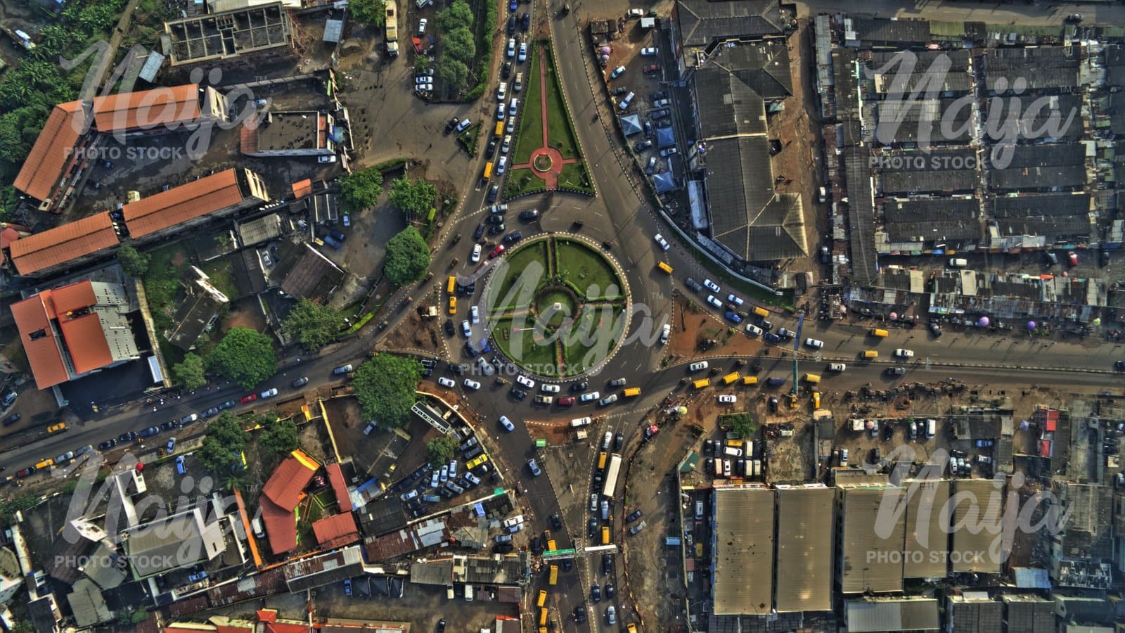 ALLEN ROUNDABOUT, IKEJA, LAGOS - AERIAL VIEW