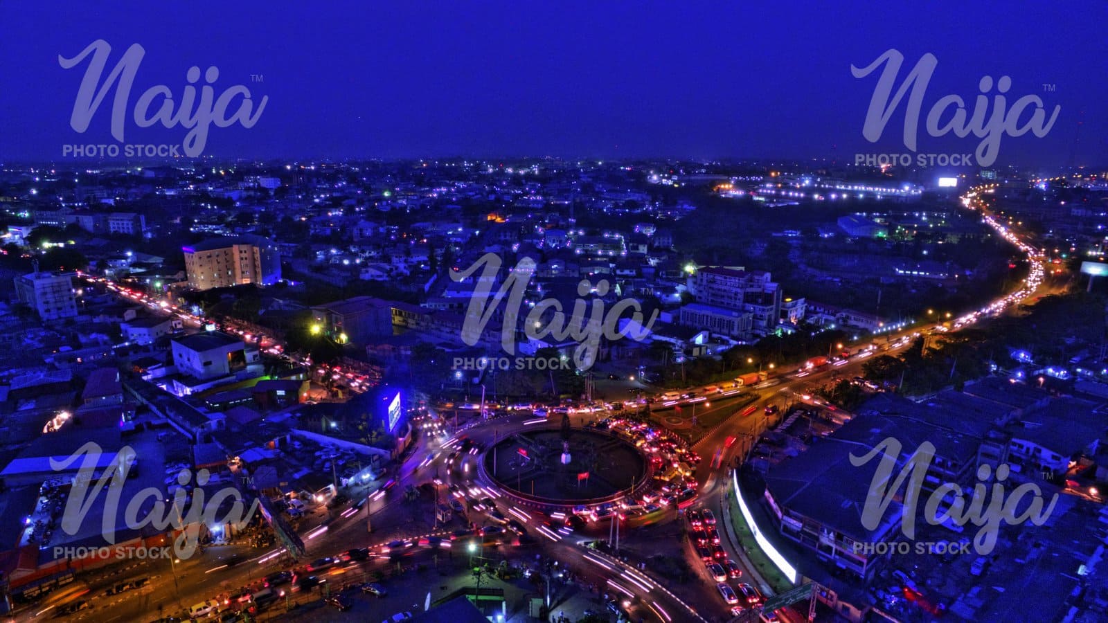 ALLEN ROUNDABOUT, IKEJA, LAGOS - AERIAL VIEW